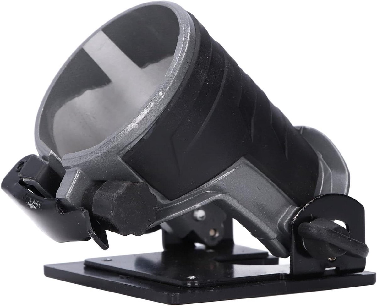 Verstelbare Hoektrimmerbasis - Aluminium Trimmerbasis - Houtbewerking Precisie - Nauwkeurig Verstelbaar Hoekbereik - -30° tot 45° - Zilver