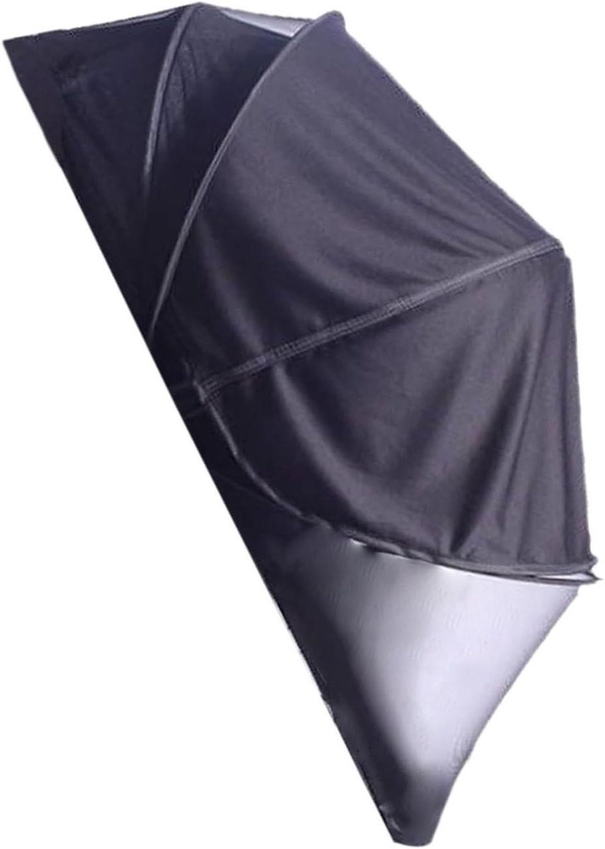 Baby Kinderwagen Zonnescherm - Muggennet Privacyhoes - Bescherming Buitenshuis - Ademend Polyester Materiaal - 35 x 35 x 1.5 cm