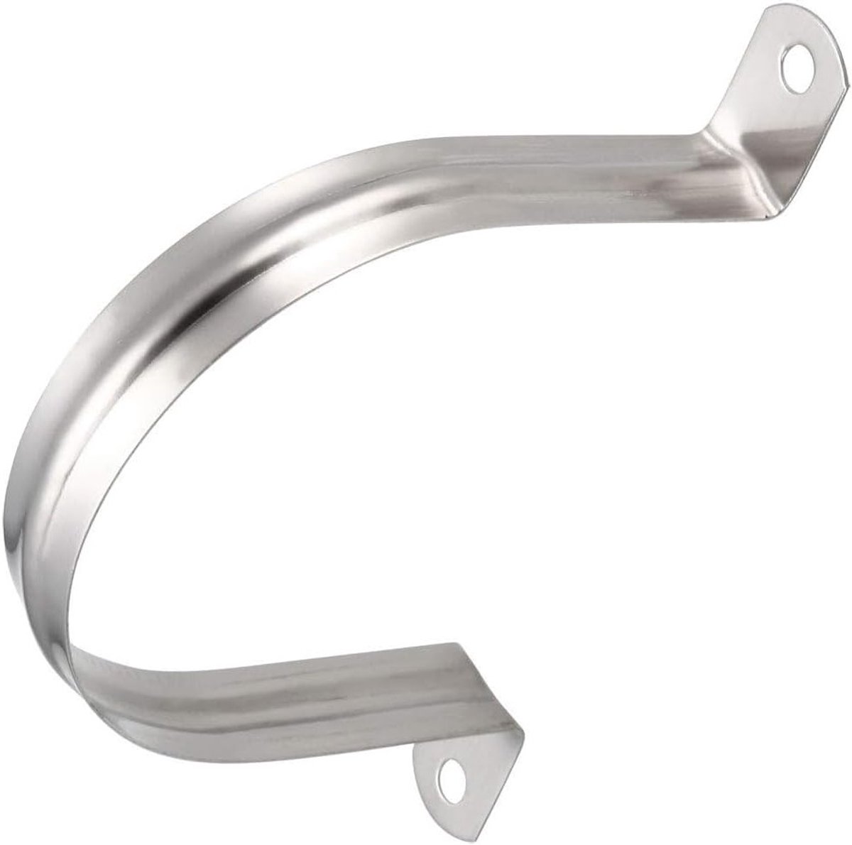 100mm Rigid Pipe Strap met 2 Gaten van 304 Roestvrij Staal voor Bevestigen van Buizen en Kabels
