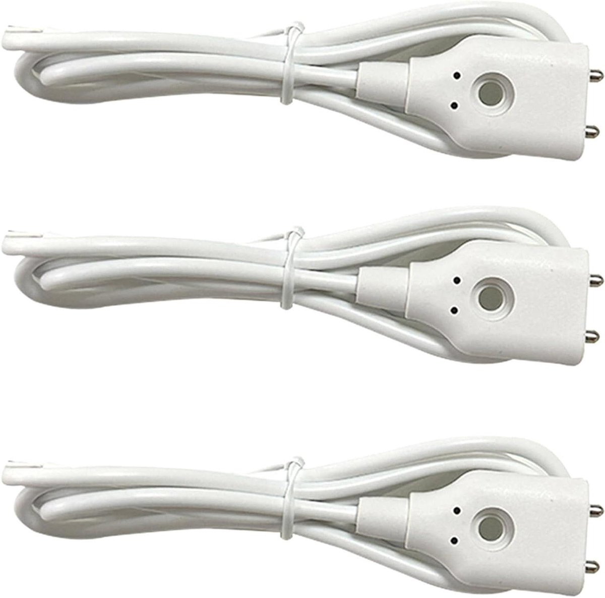 Waterlekkage Alarm Detector - Watermelder Sensor - Wateroverlast Voorkomen - Bedrade Sonde 1 Meter - 3 Stuks - Wit
