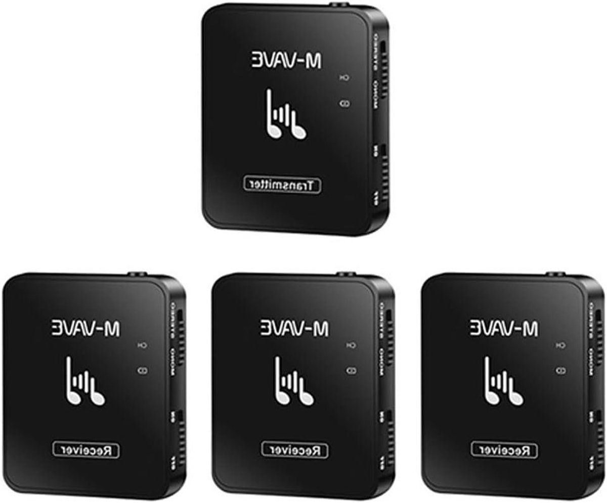 Draadloos In-Ear Monitor Systeem - Oortelefoon Zender Ontvanger - Podium Geluid - 2.4GHz Transmissie - 30 meter bereik - Zwart