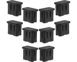 Hockeystick Eindkappen - Stick Beschermers - Sport Prestaties Verbeteren - Geluidsdempend Ontwerp - 3.00X2.50X1.50CM - Zwart