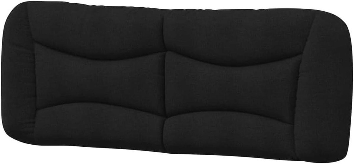 Hoofdbordkussen - Hoofdbord kussen - Bed opmaken - Stijlvol ontwerp - 140 cm - Zwart