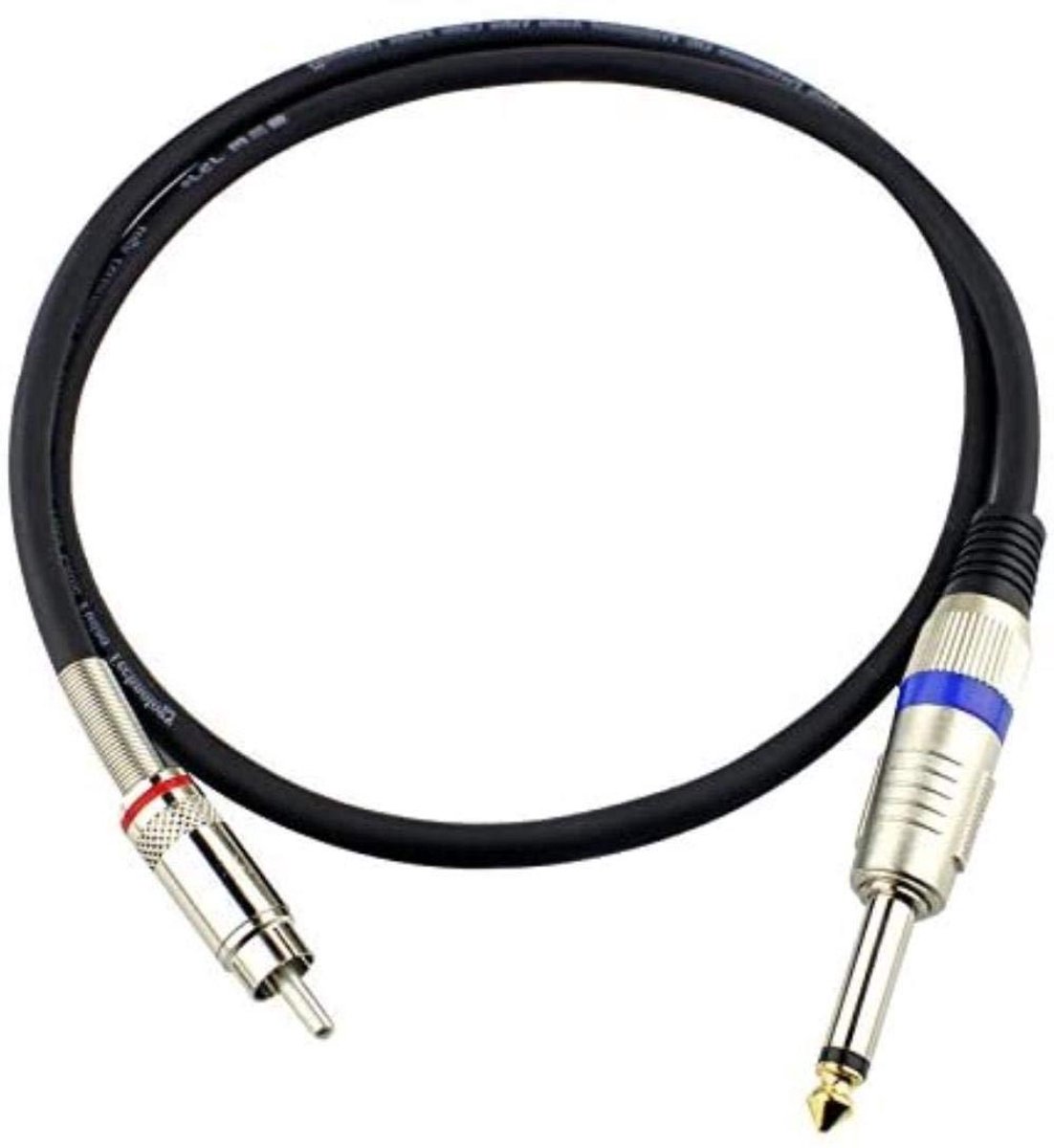 Audio Verbinding Kabel - Microfoon Kabel - Signaal Overdracht - Zuiver Koper - 5 Meter - Zwart