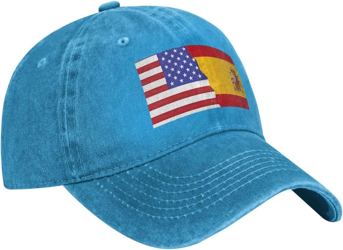 Denim Casquette Pet - Baseball Cap - Casual Outings - Verstelbare Sluiting - One Size - Blauw