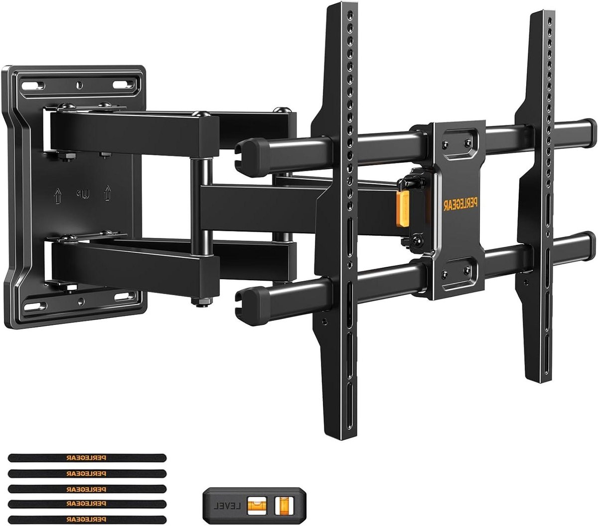TV Muurbeugel - TV Ophanging - Ruimte Besparen - Draaibaar Kantelbaar - 32-85 inch - Zwart