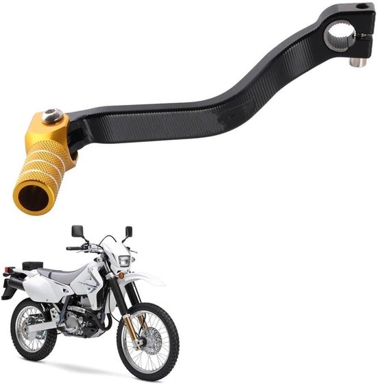 Motorfiets Hendel - Schakelpedaal Rempedaal - Motor Rijden - CNC Aluminium Constructie - Set - Zwart — afbeelding 4