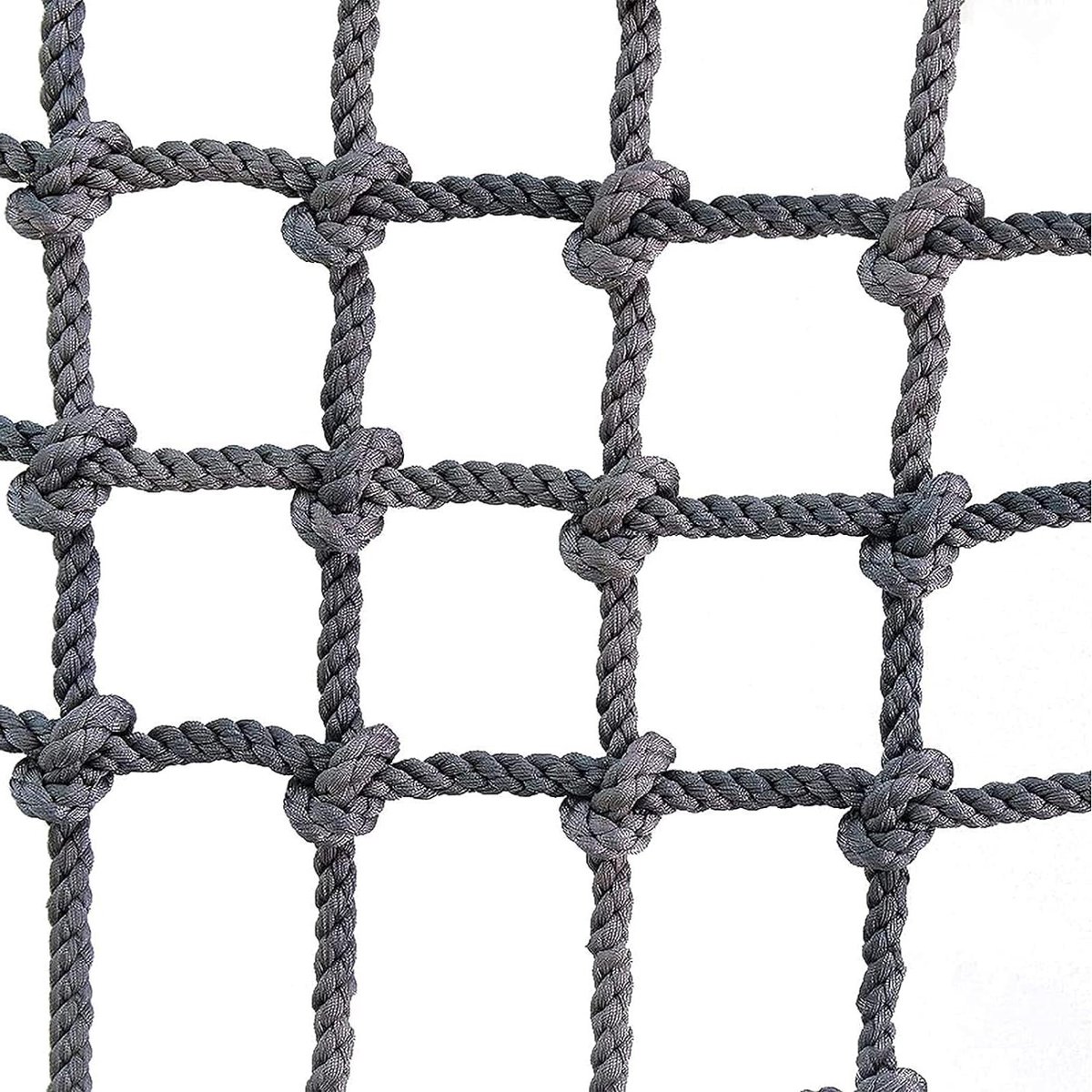 Veiligheidsnet Touw - Klimnet Beschermnet - Binnen Buiten Spelen - Handgeweven Meerstrengs Nylon - 1x3 Meter - One Color