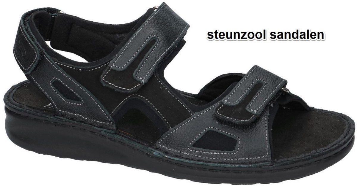 Fidelio Hallux -Heren - zwart - sandalen - maat 42