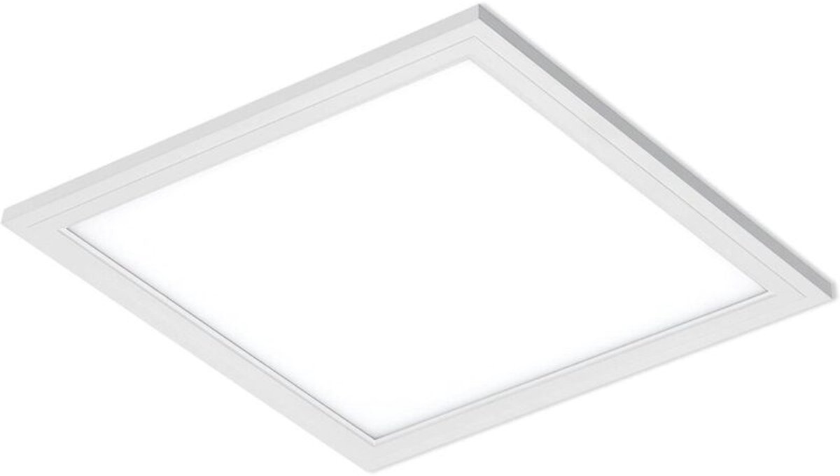 Witte vierkante LED-plafondlamp, plafondarmatuur, plafondlampgeschikt voor slaapkamer, plafondlampgeschikt voor woonkamer, 20W LED-paneel, 30 x 30 cm, neutraal wit licht.