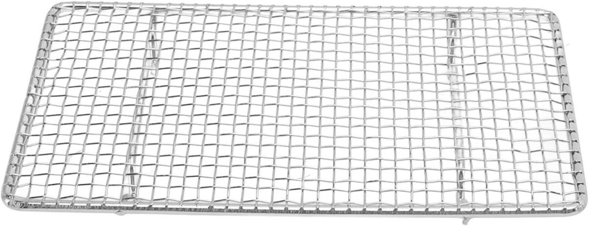 Srliya Roestvrijstalen Koelrek Duurzaam Draadbakrek voor Braden Grilloven Veilig voor Familiediner 1 X Koelrek (Rechthoek 19 2 CM)