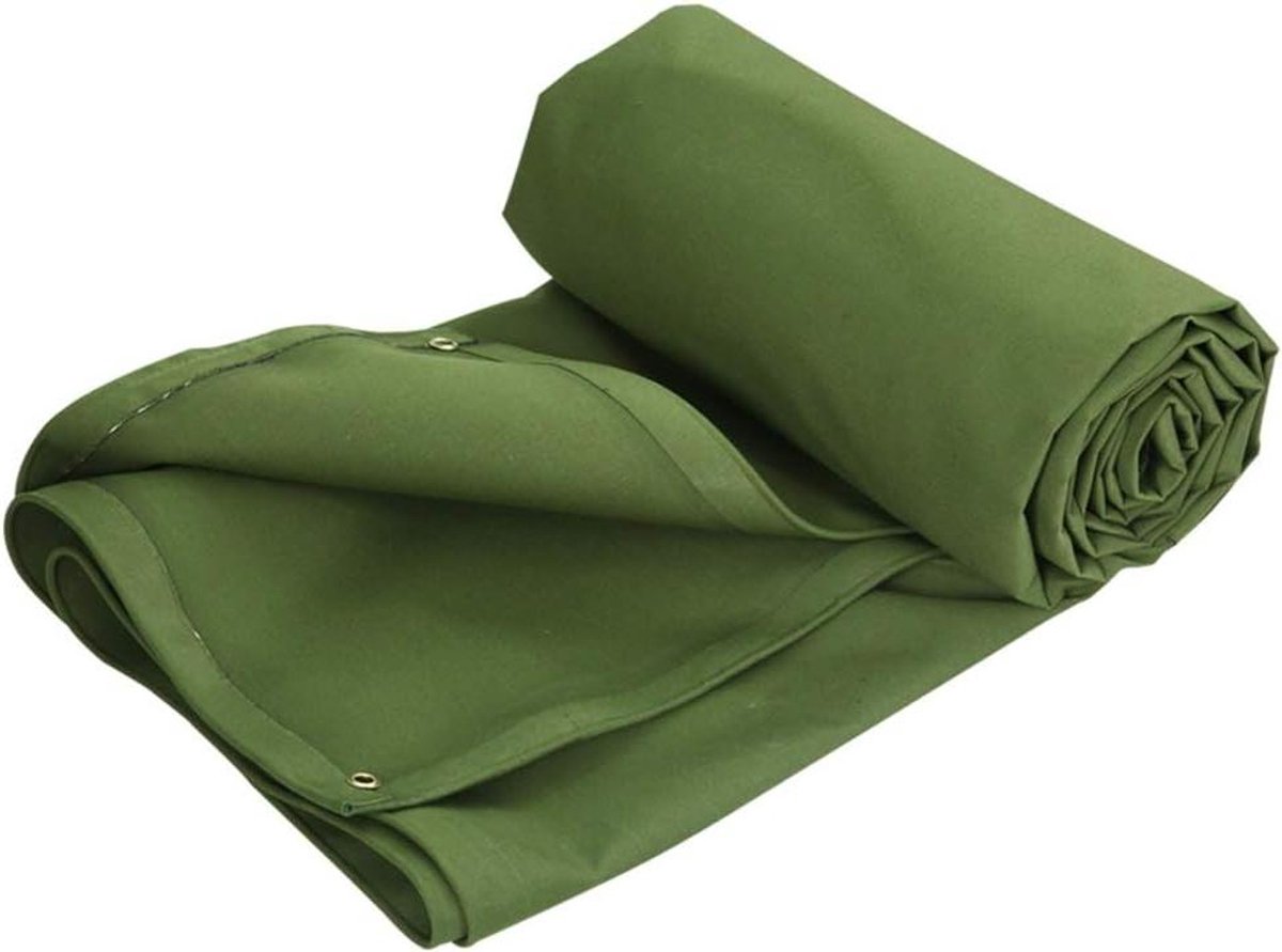 Dekzeil Zware Tarp - Waterdicht Zeil - Bescherming Buiten - Versterkte Randen - 2M x 2M - Groen