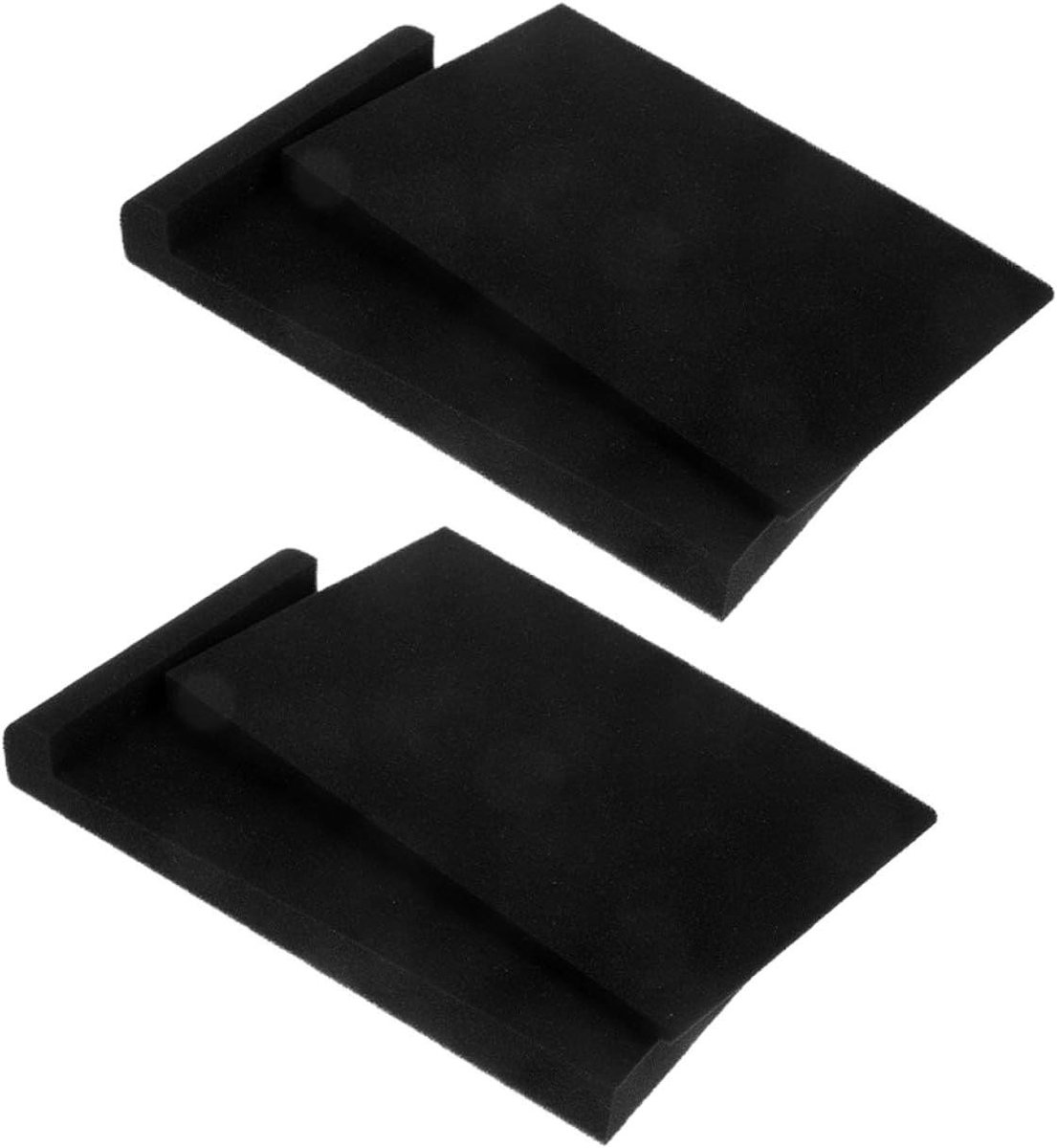 Speaker Anti-Pad - Geluiddempende Kussens - Audio Verbeteren - Schokabsorberend Spons - 33x13.5x4cm - Zwart