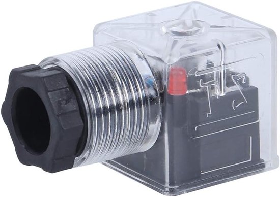 Transparante Solenoid Valve Plug Coils - 5 Stuks Universele Hydraulische Accessoires voor DC24 Volt en Meer — afbeelding 3