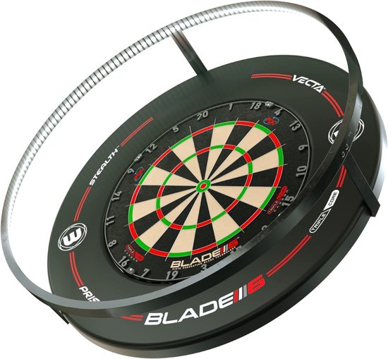 TIM® Dartbord Surround Ring - Dartbord Verlichting - Dartsbord - Zwart - 84cm x 84cm x 11cm; 2kg van TIM. — afbeelding 3