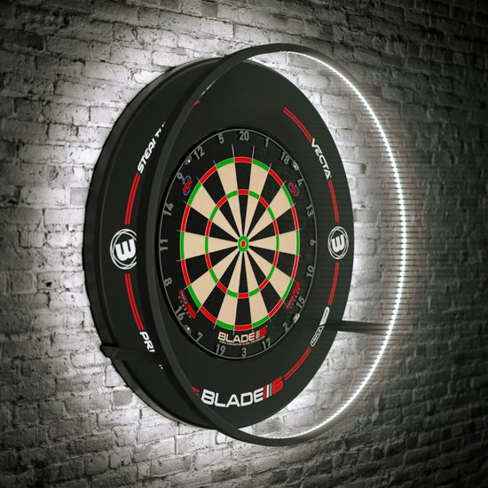 TIM® Dartbord Surround Ring - Dartbord Verlichting - Dartsbord - Zwart - 84cm x 84cm x 11cm; 2kg van TIM. — afbeelding 4