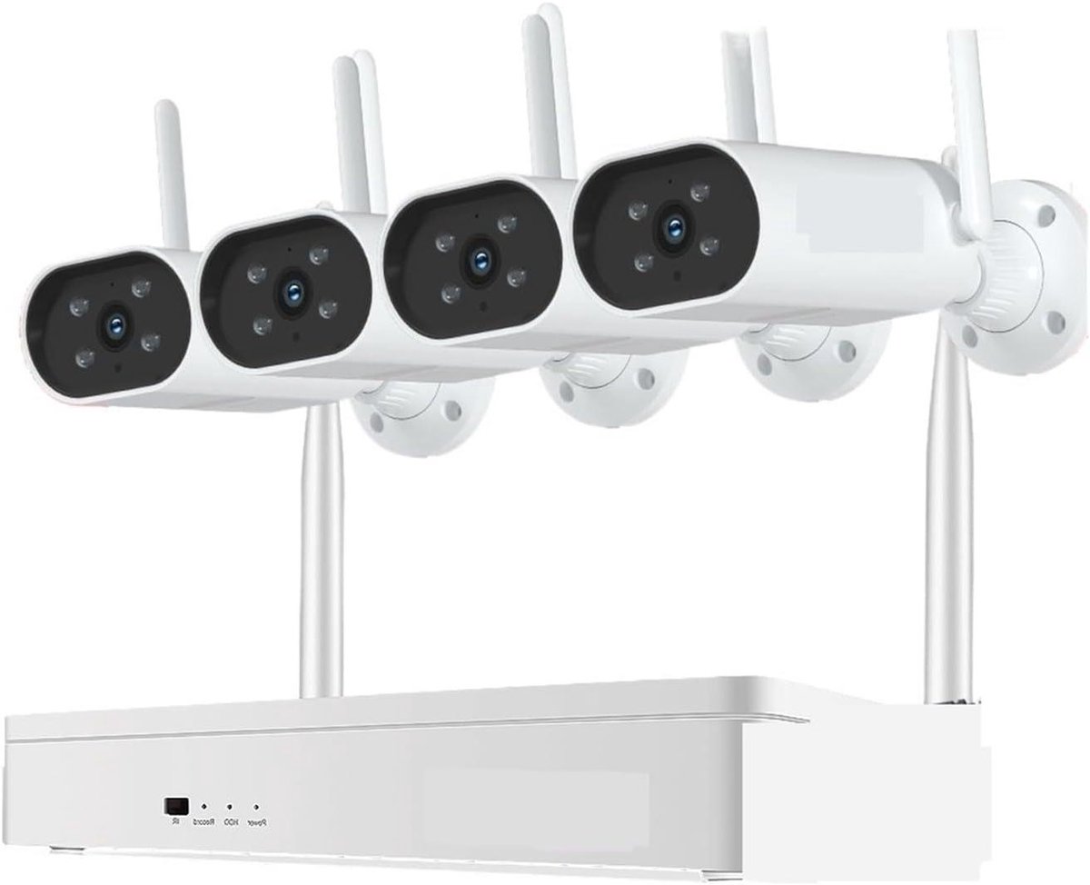 Beveiligingscamera Systeem - CCTV Set - Huis Bewaken - Ultra HD Resolutie - 8 Kanaals - Zwart