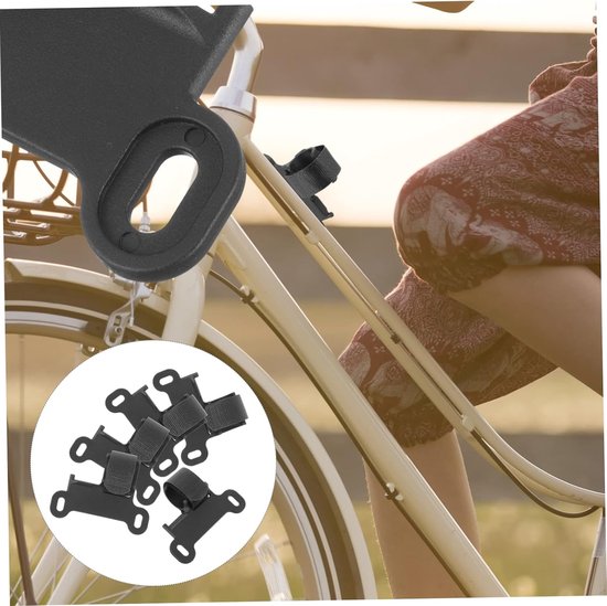 Fiets Pomp Beugel - Fietspomp Houder - Fietsen Onderhoud - Lichtgewicht Nylon - 8 cm - Zwart — afbeelding 3