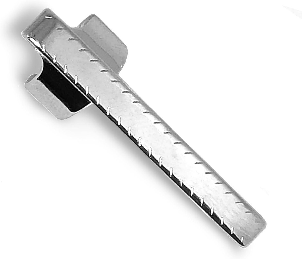 Pen Clip - Schrijfgerei Accessoire - Veilig Bevestigen - Verchroomde Afwerking - 10 cm - Zilverkleurig