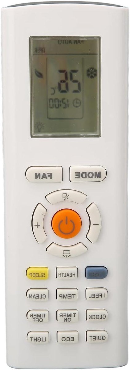 Universele Afstandsbediening - Airco Controller - Airco Bediening - Geen Programmering - 10 Meter Bereik - Zwart