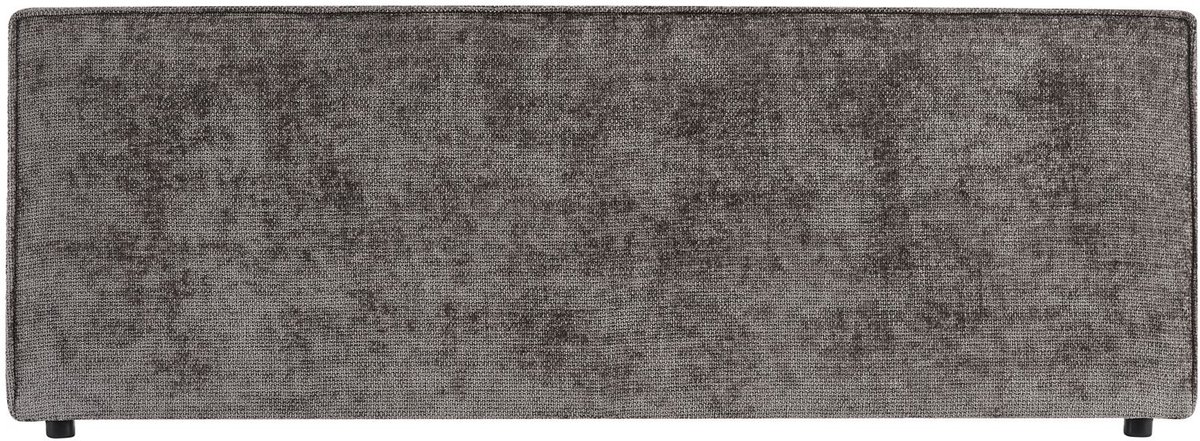 Hoofdbord ELOWA 160cm in grijs - gestoffeerd hoofdbord met hoogwaardige bekleding van zachte stof, bedachterwand, gezellig bedhoofdbord - belangrijkste afbeelding