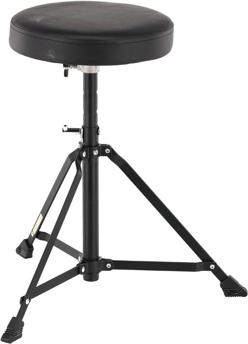 Quvo® Drumkruk - Kruk - Drumkruk Verstelbaar - in hoogte verstelbaar - Zwart - 13cm x 30cm x 49cm
