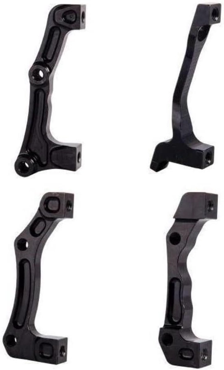 Remadapter - Schijfremhouder - Fietsremmen Monteren - Post Mount Stijl - 74mm Vork - Zwart