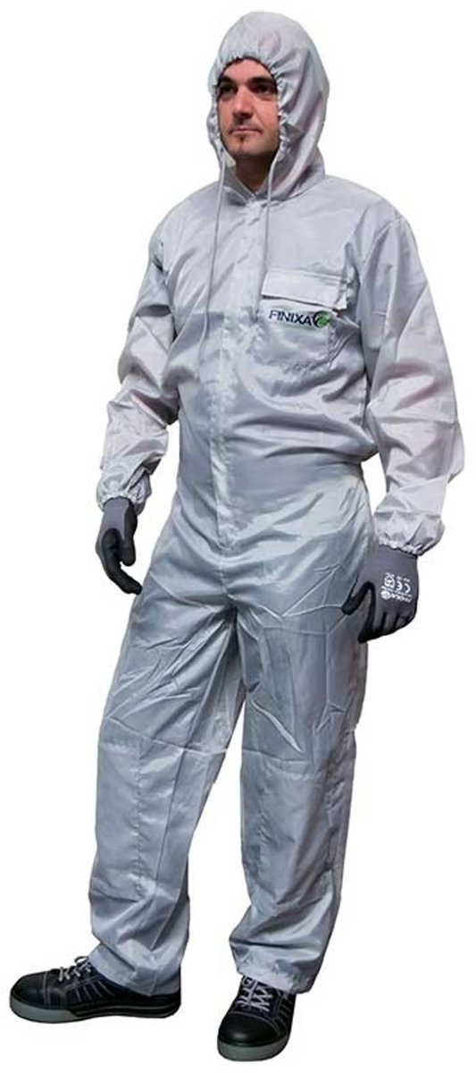 FINIXA Polyester Teflon Spuitoverall met optionele kniebescherming - Extra large