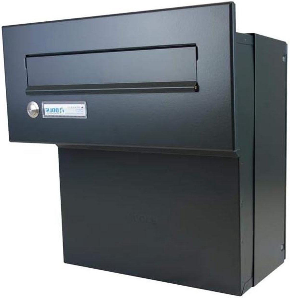Muurdoorvoer brievenbus - Brievenbus door muur - Post veilig ontvangen - Variabele diepte 19-27cm - RAL 7016 - Antraciet