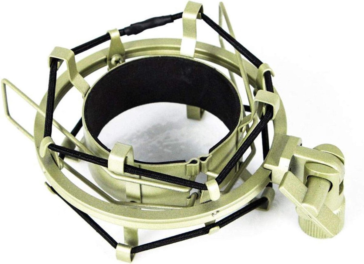 Microfoon Houder - Microfoon Accessoire - Stoten Dempen - Hoge Isolatie - 60 mm Diameter - Zwart
