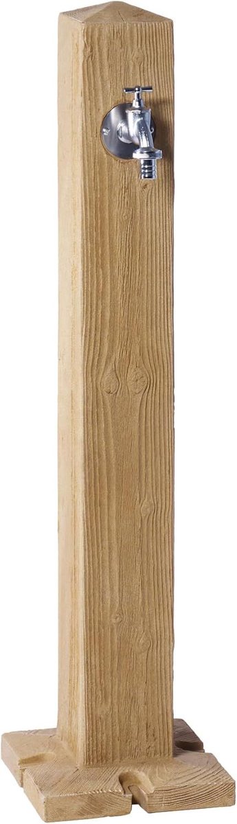 GARANTIA WOOD waterzuil lightwood incl. chroom tapkraan