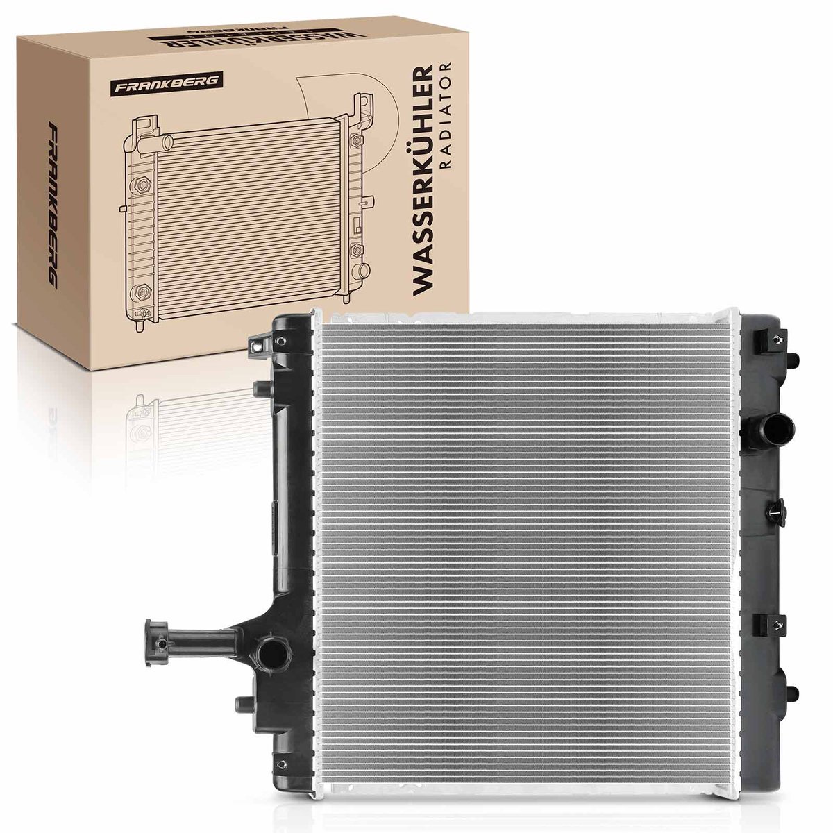 Frankberg 1x radiator waterkoeler motorkoeler voor Nissan