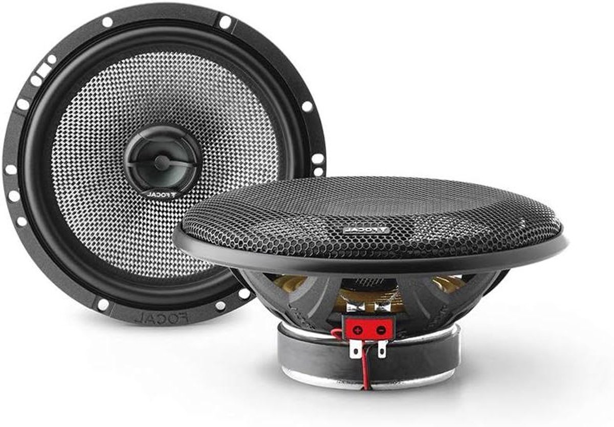 Autoluidsprekers Paar - Coaxiale Speakers - Verbeter Auto Geluid - Dubbele Glasvezelstructuur - 165 mm Diameter - Veelzijdig