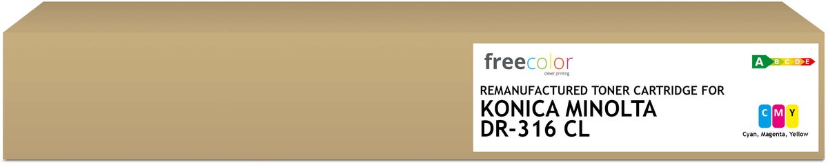 KONICA DR316CL - drm FREECOLOR - 1x Cy 1x Ma 1x Ye 105Kp
