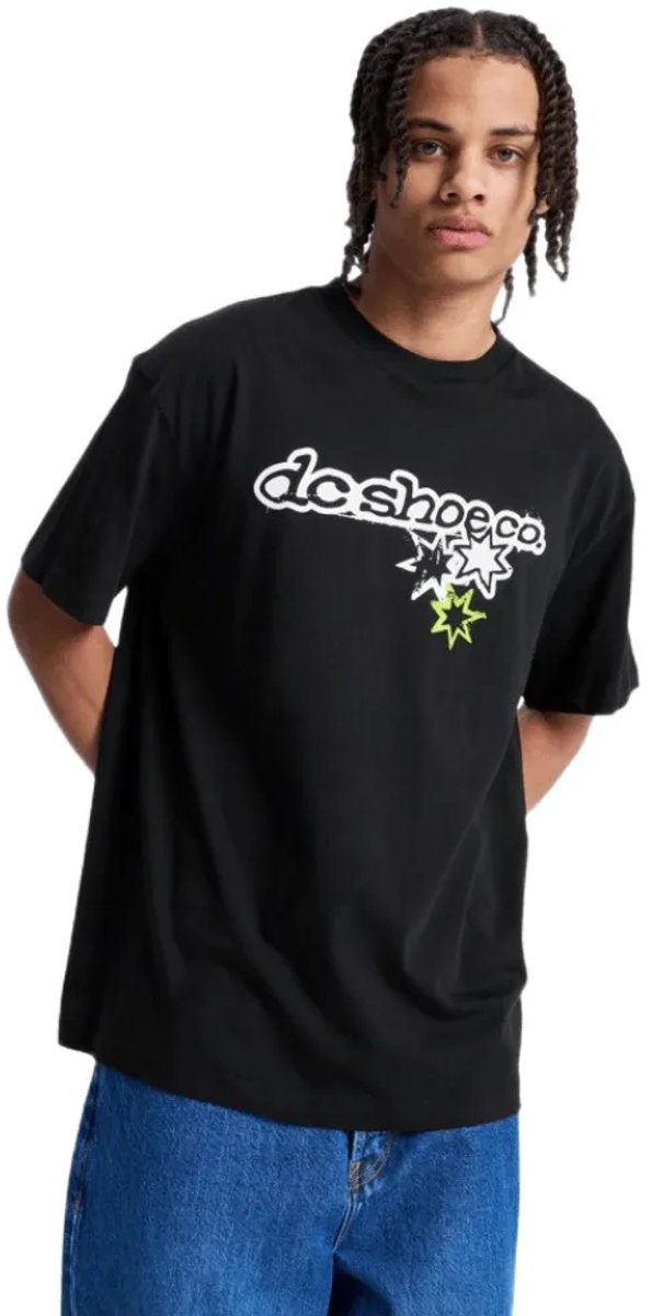 Dc Shoes Star Struck T-shirt Met Korte Mouwen L Man Zwart