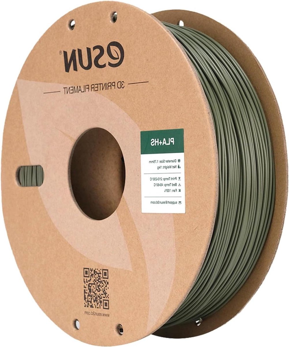 3D Printer Filament - Snel Printen Materiaal - Hoge Snelheid Printen - Verbeterde Taaiheid - 1.75mm 1KG - Olijfgroen
