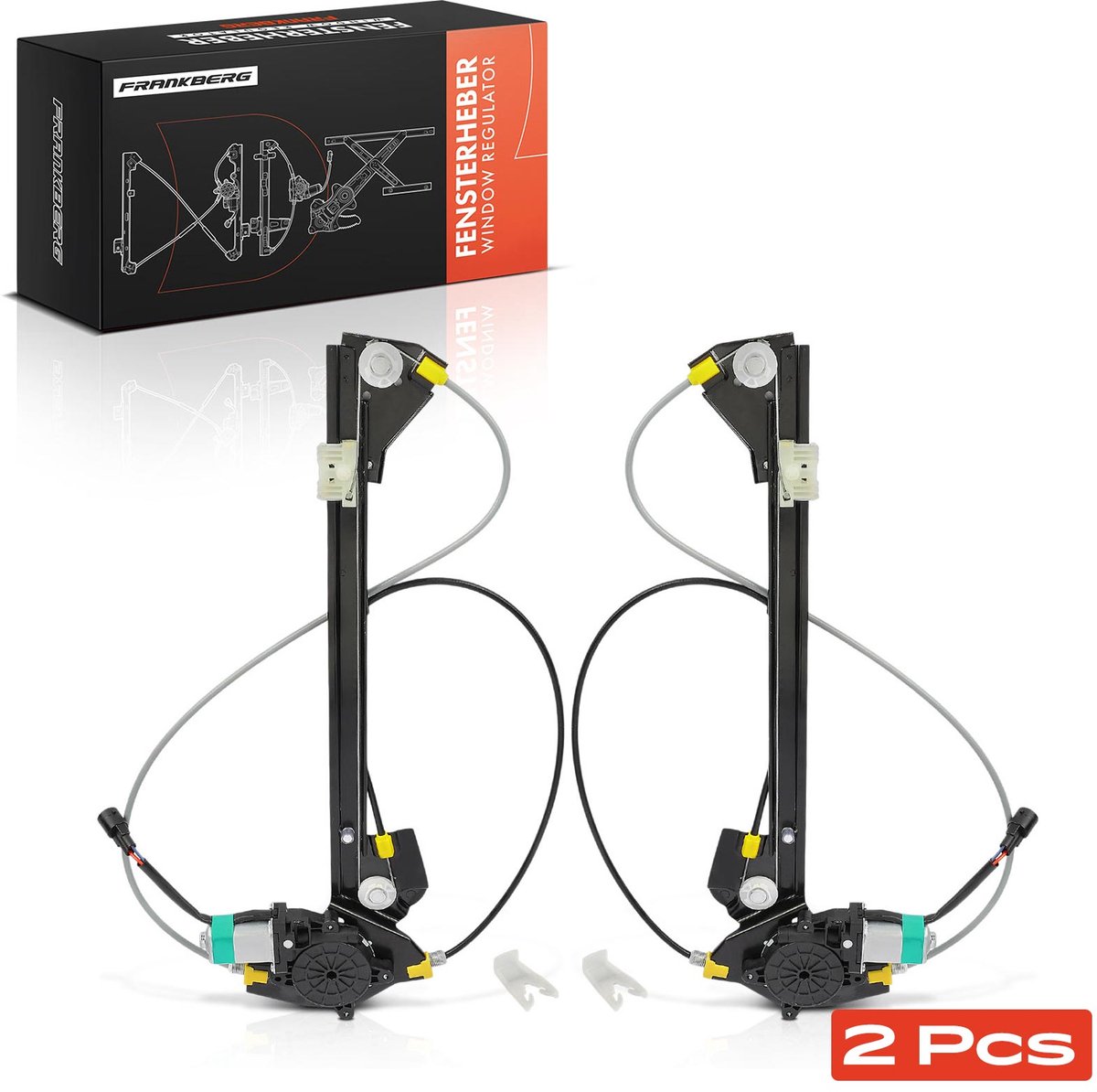 Frankberg 2x Raambediening Achter voor Renault Megane Scenic I MPV
