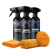 Glossio Combideal Onderhoud en Glans – Complete 6-delige Set voor Keramische Bescherming en Showroomglans