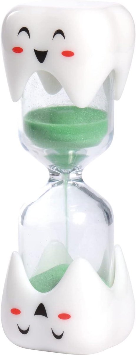 Tandenpoetsklok - Timer - Gezond Tandenpoetsen - 2 Minuten Timer - 1 Stuk - Wit