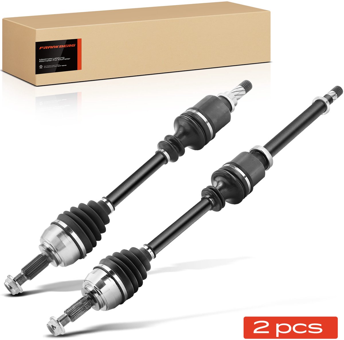 Frankberg 2x Aandrijfas Vooras voor Renault Megane II Scénic