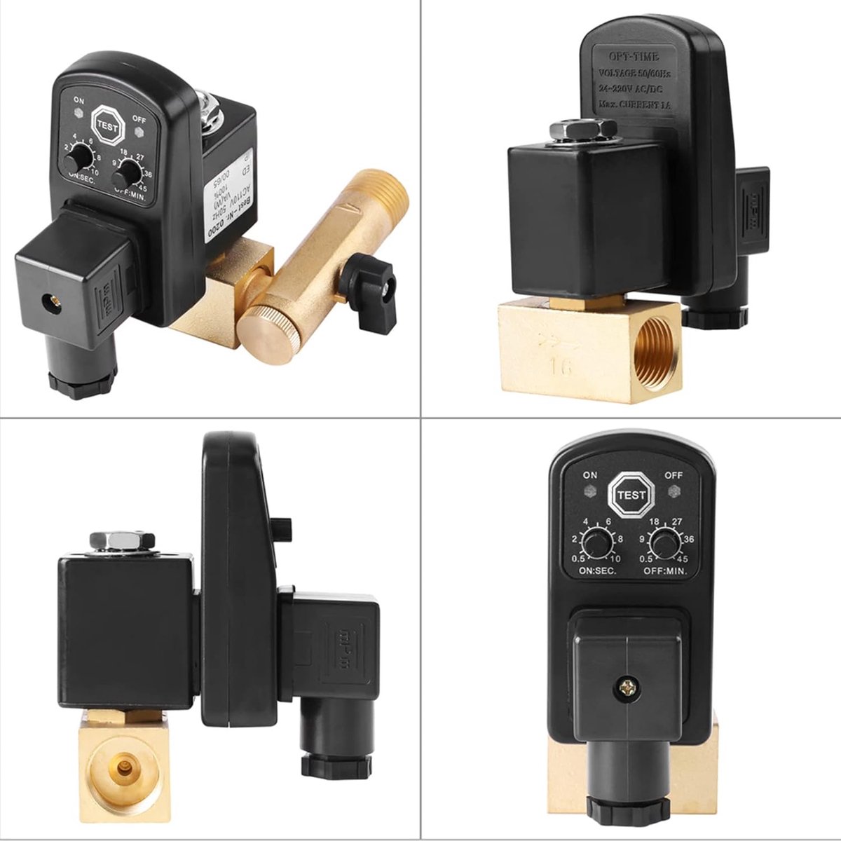 Dailygoods- Afvoerklep Automatisch - Tijdgestuurde Afvoerplug - Efficiënte Ontwatering - Verstelbare Ontwerp - Condensafvoer - G1/2 DN15 - Afvoerstop