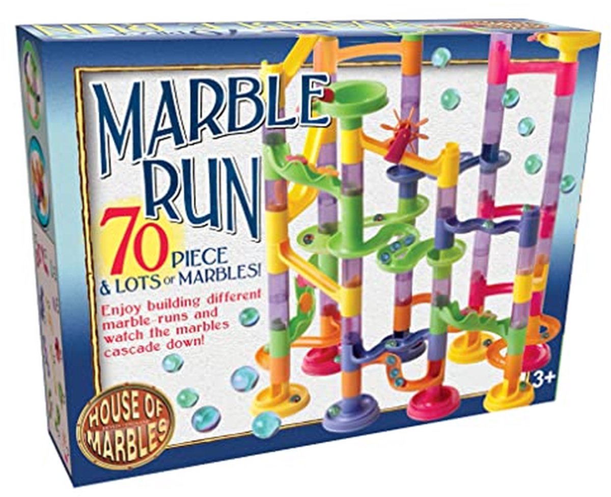 Knikkerbaan Set - Bouwspel - Creatief Spelen - 70 Delige Set - 38 cm - Multi
