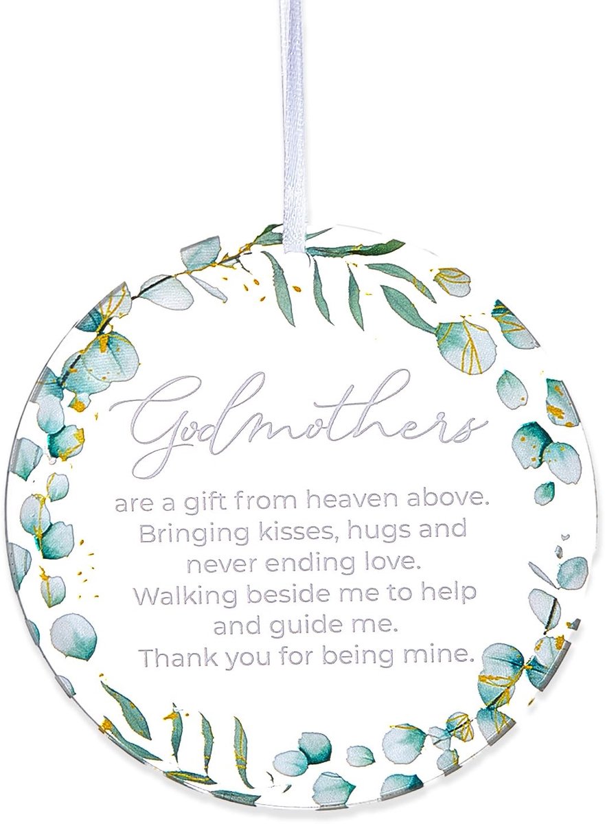 Dailygoods - Transparant Acryl Pensioen Ornament voor Vrouwen