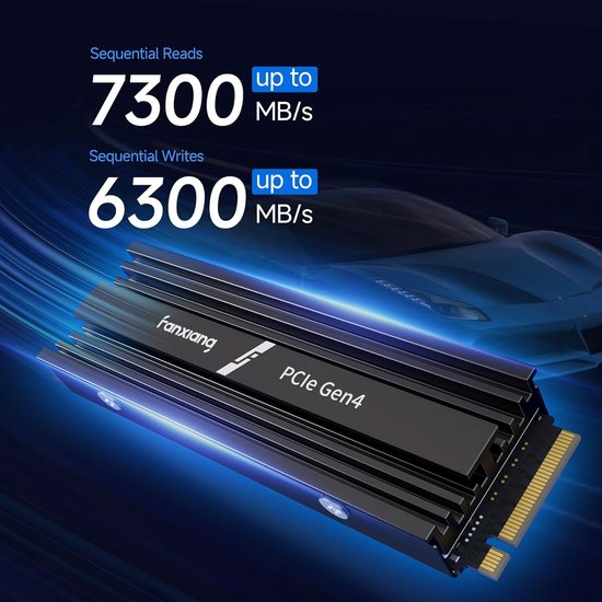 Interne SSD - Opslag Schijf - Snellere Prestaties - Met Koellichaam - 2TB - Zilver — afbeelding 5