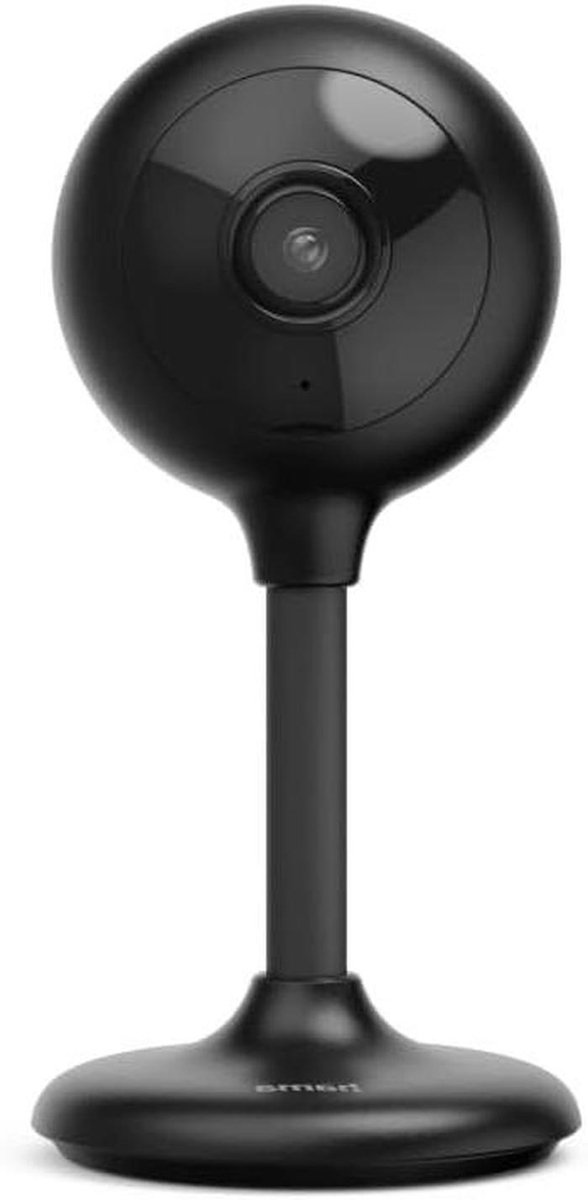 Bewakingscamera Binnen - Slimme Wifi Camera - Huisbewaking - Nachtzicht en Intercom - 1080p Full HD - Zwart