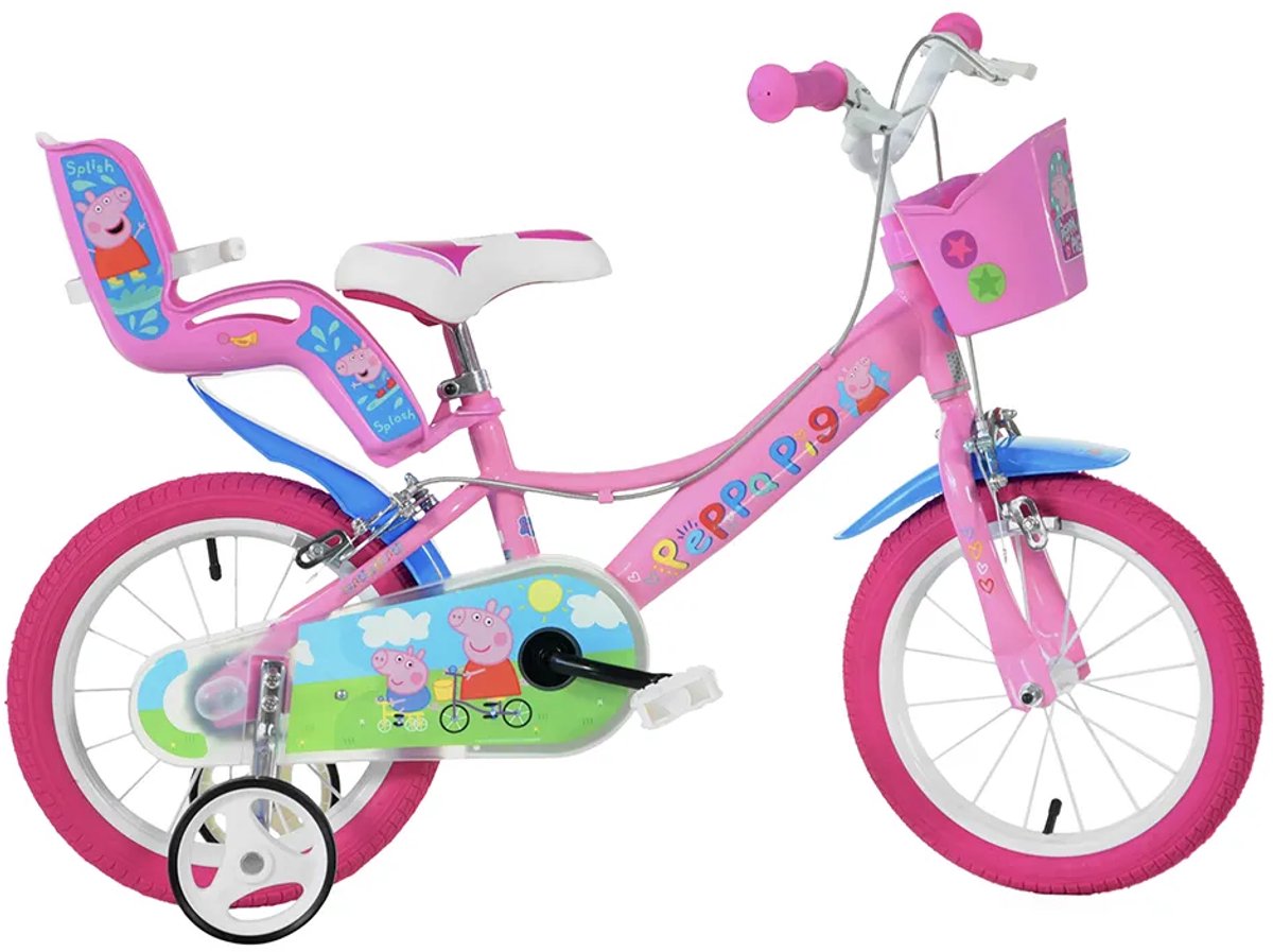 Dino Bikes Kinderfiets Peppa Pig 14"