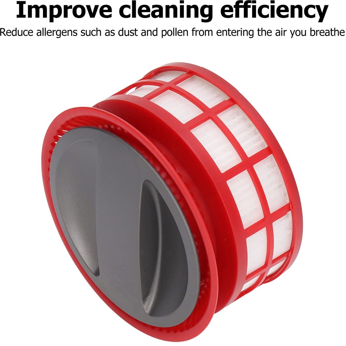 Dailygoods- Stofzuigerfilter Vervangend Onderdeel - Stofzuigerfilter Philips H7 - Allergieën Verminderen - Eenvoudig te Installeren - 100% Probleemloos - Vacuümfilter