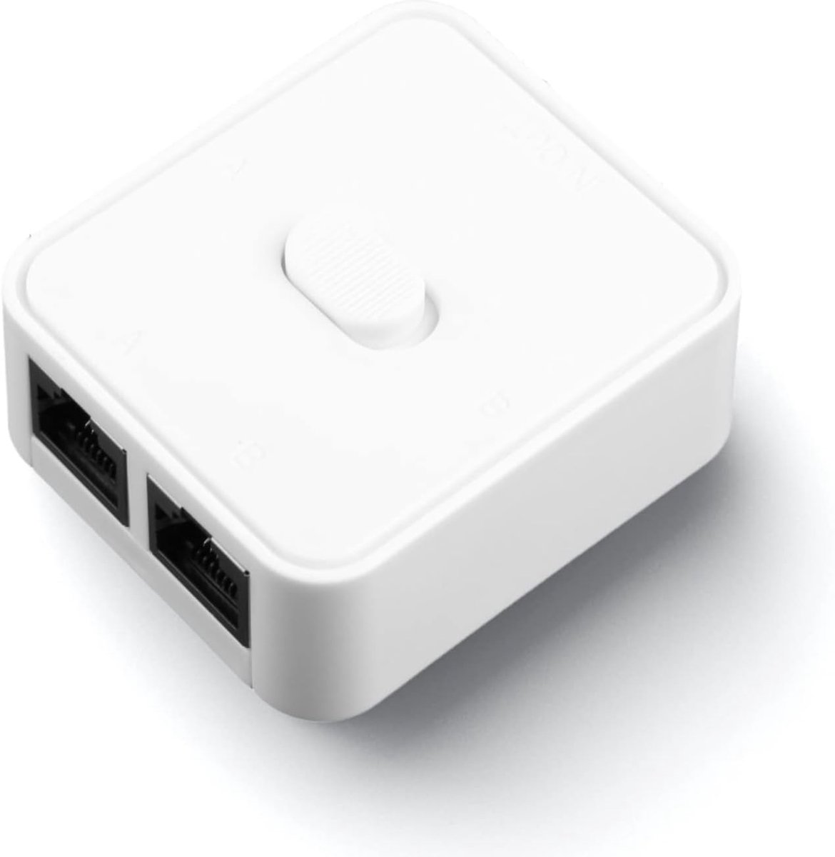 Netwerk Switch - RJ45 Splitter - Netwerk Uitbreiden - Gigabit Snelheid - 2 Poorten - Wit