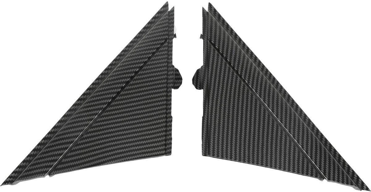 Dailygoods- Afdekking Deurspiegelvlag - Vervanging Driehoekig - 500 2012-2017 - ABS-Materiaal - Hoogwaardige Slijtvastheid - Perfecte Pasvorm - Spiegelkap