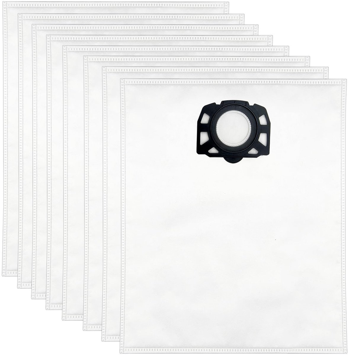 Dailygoods- Stofzakken Fleece Filter - Compatibel met Karcher MV4/MV5/MV6 - Natte/Droge Stofzuiger - Premium Kwaliteit - 2.863-006.0 - Stofzuigerzak